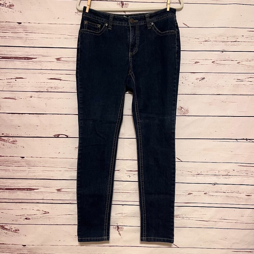 New Directions Weekend Slim Leg Dark Wash Jeans | Size 8